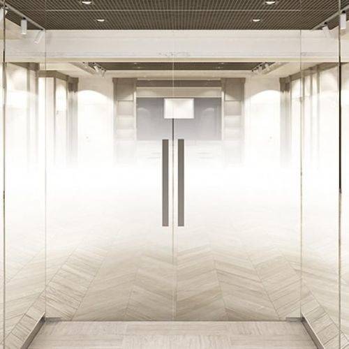 Film dépoli d'intimité design pour bureau, salle de bains, appartement, laboratoire, atelier