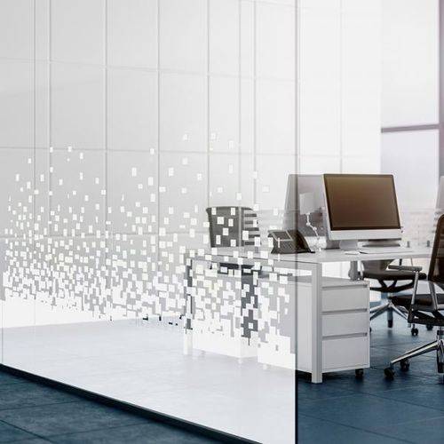 Film dépoli d'intimité design pour bureau, salle de bains, appartement, laboratoire, atelier