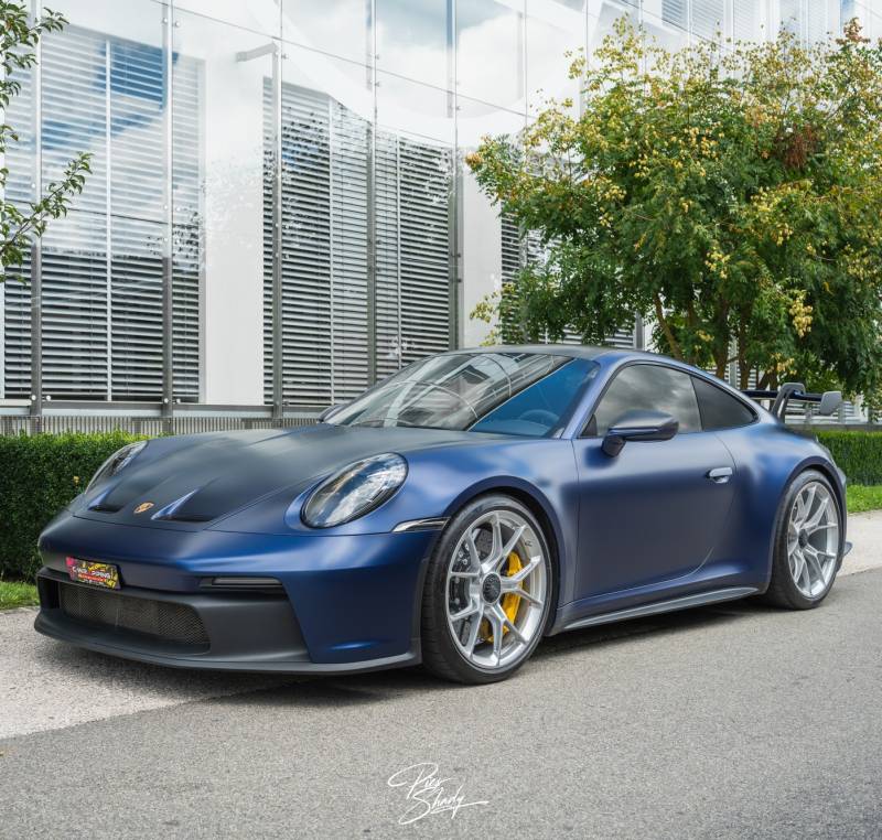 Porsche GT3 992 - XPEL SATIN SUISSE NEUCHATEL PPF