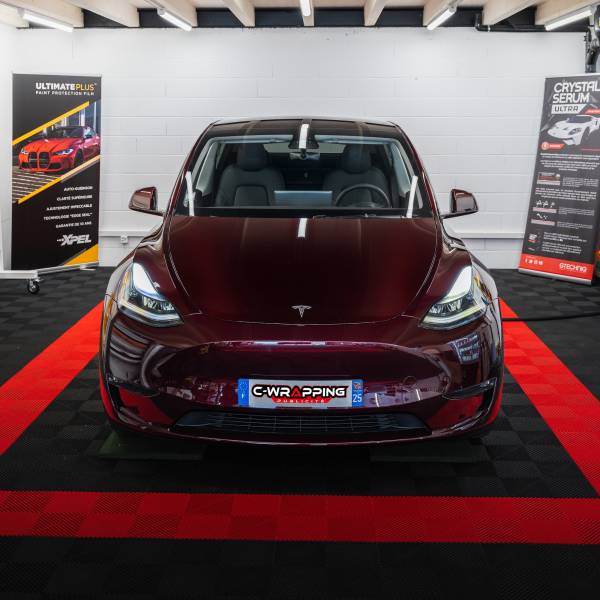 Tesla Model Y PPF film de protection transparent brillant France-Suisse
