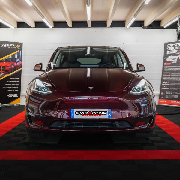 Tesla Model Y PPF film de protection transparent brillant France-Suisse