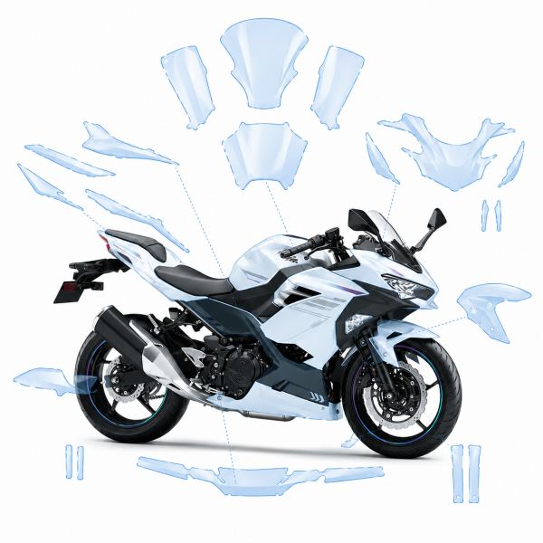 Kit PPF Moto Prédécoupé : Protégez Vous-Même Votre Moto avec un Film de Protection Professionnel