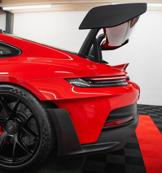 Porsche 911 GT3 RS Rouge Indien Film de protection PPF Xpel Suisse