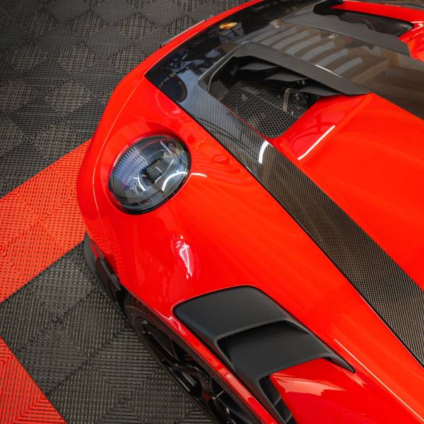 Porsche 911 GT3 RS Rouge Indien Film de protection PPF Xpel Suisse