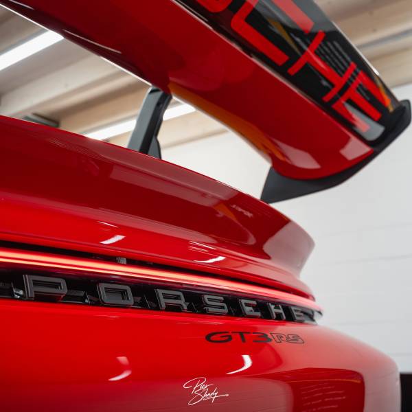 Porsche 911 GT3 RS Rouge Indien Film de protection PPF Xpel Suisse