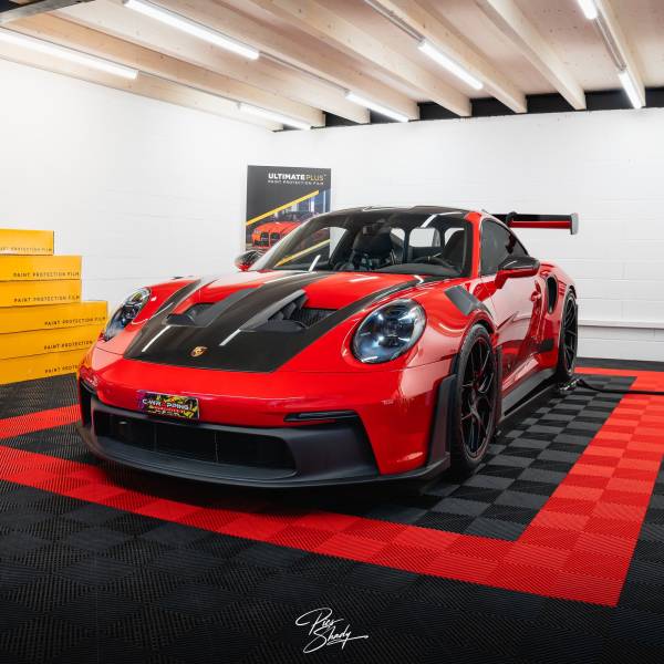 Porsche 911 GT3 RS Rouge Indien Film de protection PPF Xpel Suisse