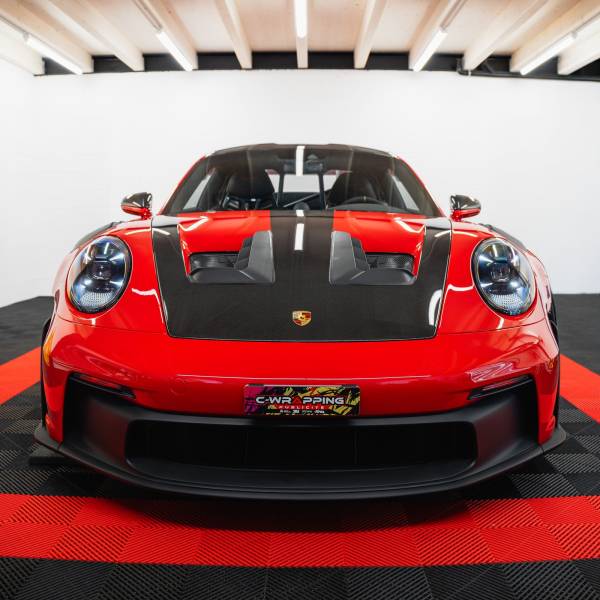 Porsche 911 GT3 RS Rouge Indien Film de protection PPF Xpel Suisse