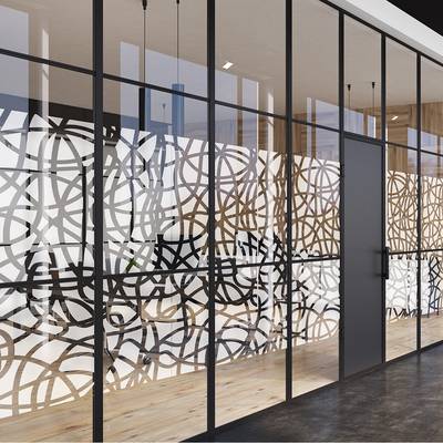 Film dépoli d'intimité design pour bureau, salle de bains, appartement, laboratoire, atelier