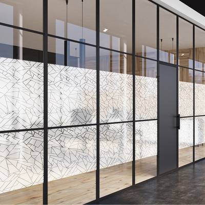 Film dépoli d'intimité design pour bureau, salle de bains, appartement, laboratoire, atelier