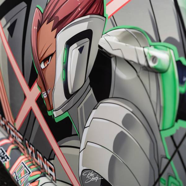 Toyota GR 86 blanche avec déco Itasha sur mesure – Un covering unique par C-Wrapping au Landeron dans le canton de Neuchâtel