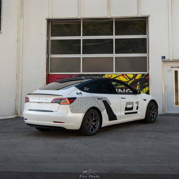 Covering sur Tesla Model 3 dualmotor impression et pose