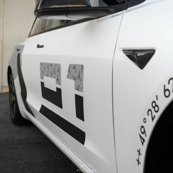 Covering sur Tesla Model 3 dualmotor impression et pose