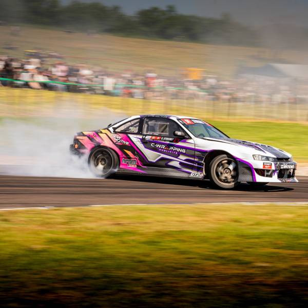 Séverin Stoeckli Nissan S14 2JZ Championnat de France de Drift CFD 2025 Vesoul