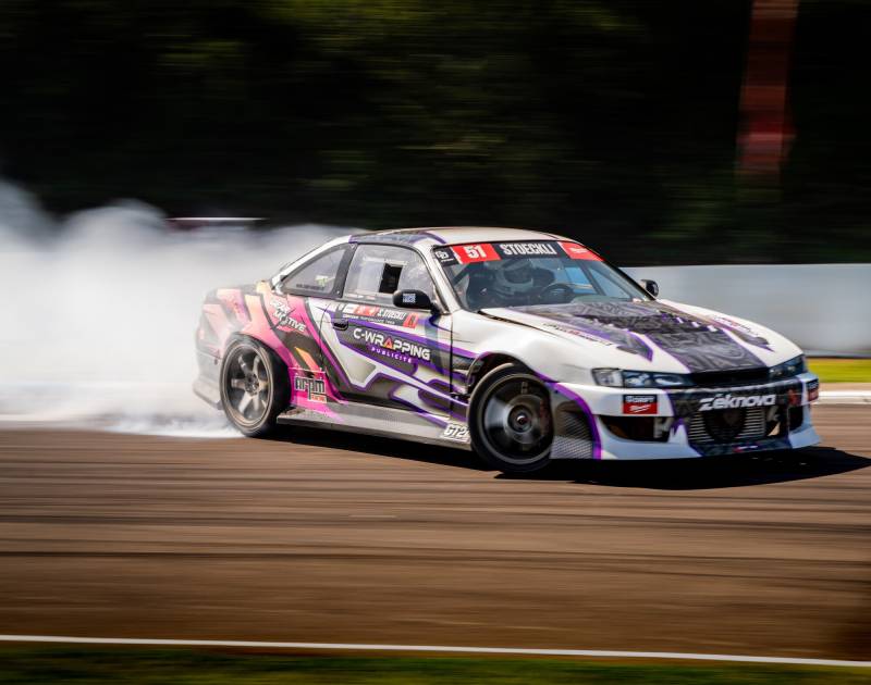 Séverin Stoeckli Nissan S14 2JZ Championnat de France de Drift CFD 2025 Vesoul