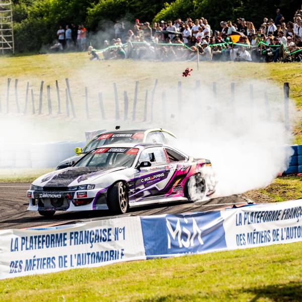 Séverin Stoeckli Nissan S14 2JZ Championnat de France de Drift CFD 2025 Vesoul