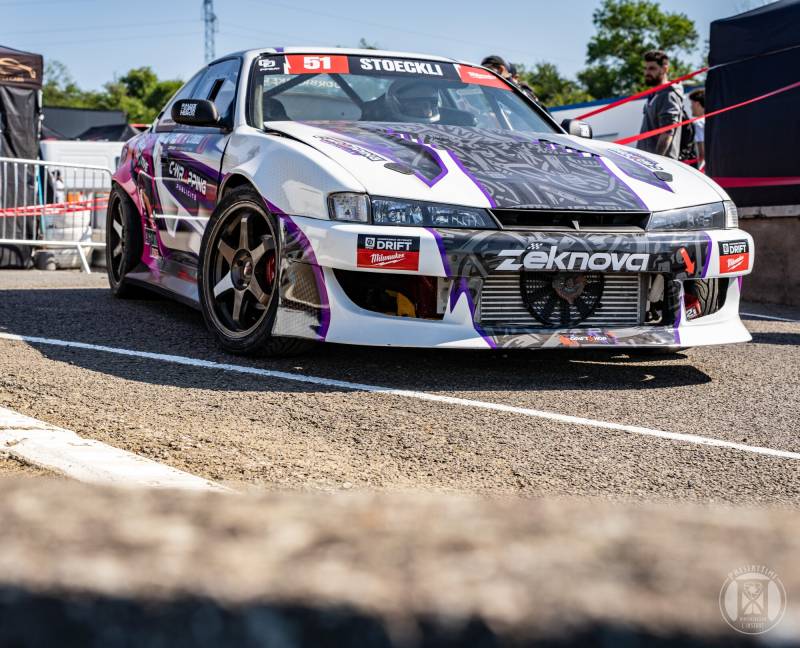 Séverin Stoeckli Nissan S14 2JZ Championnat de France de Drift CFD 2025 Vesoul