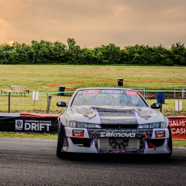 Séverin Stoeckli Nissan S14 2JZ Championnat de France de Drift CFD 2025 Vesoul