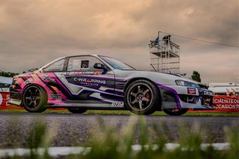 Séverin Stoeckli Nissan S14 2JZ Championnat de France de Drift CFD 2025 Vesoul