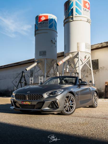 Traitement céramique sur BMW Z4 à peinture mate – Protection et entretien simplifiés