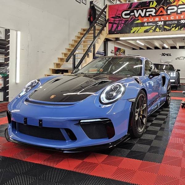 Porsche GT3 RS bleu