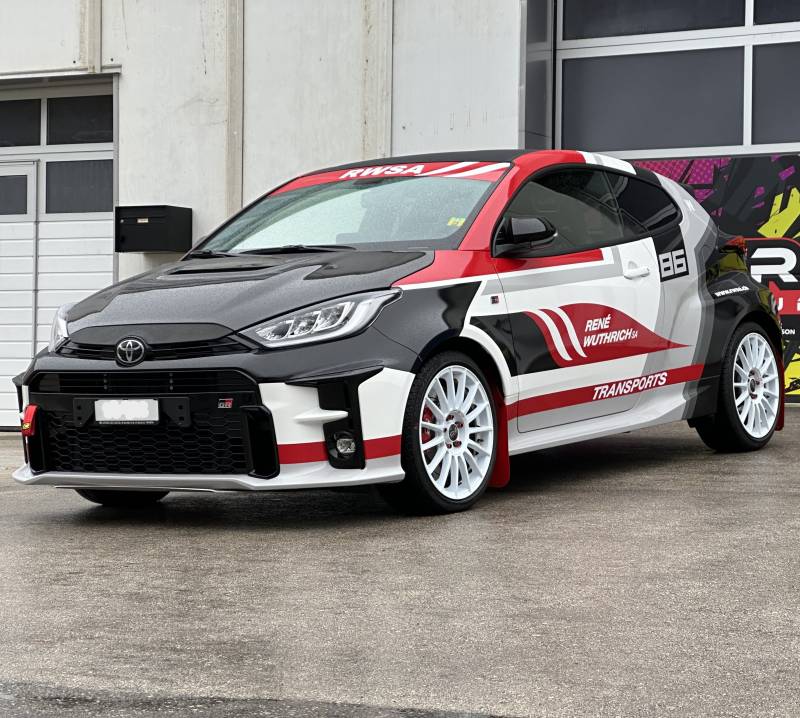 Toyota Yaris GR Préparée Novidem compresseur en covering complet