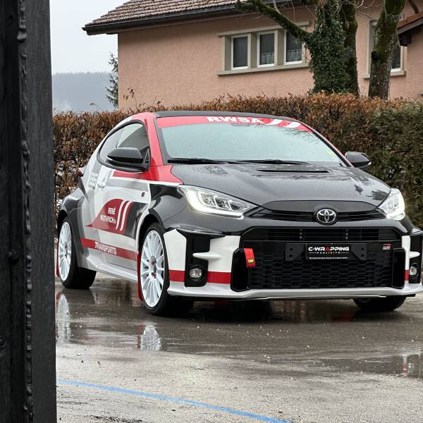 Toyota Yaris GR Préparée Novidem compresseur en covering complet