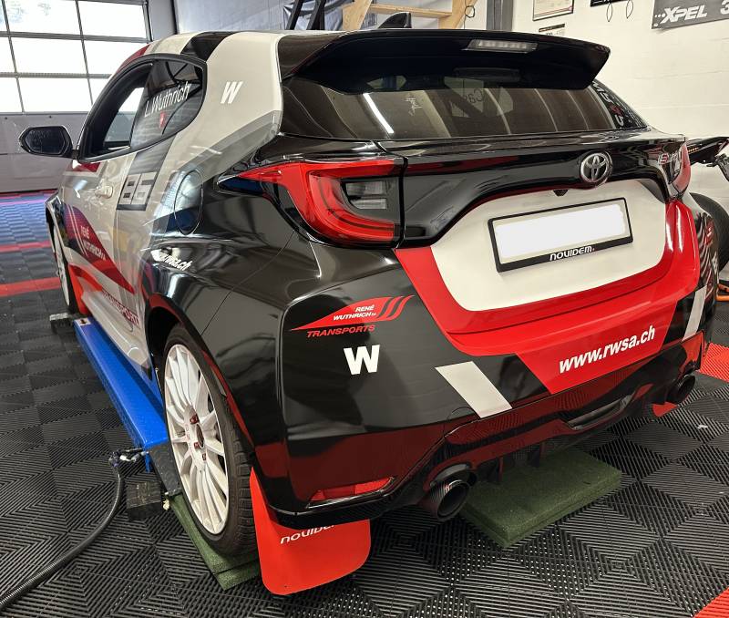 Toyota Yaris GR Préparée Novidem compresseur en covering complet