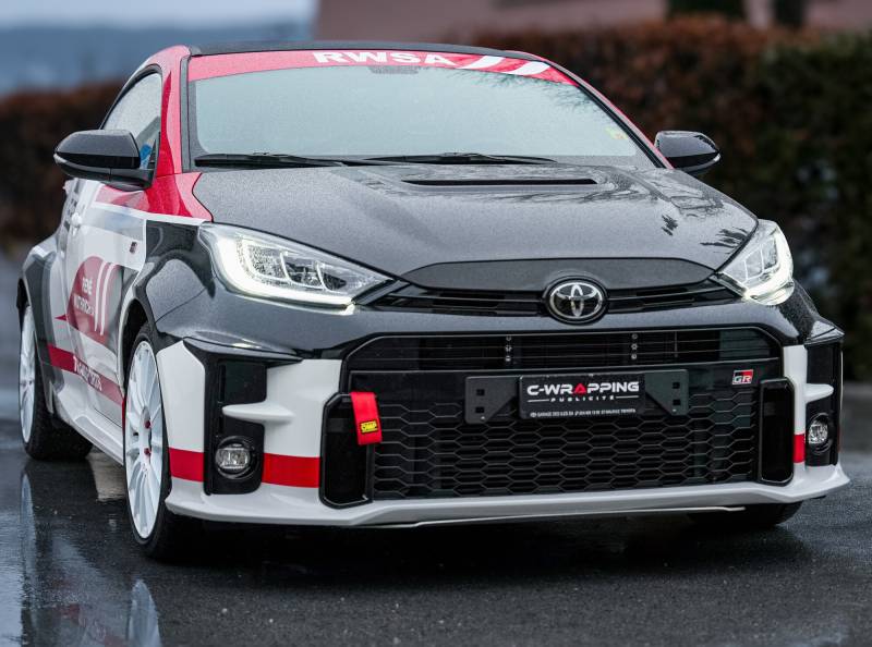 Toyota Yaris GR Préparée Novidem compresseur en covering complet