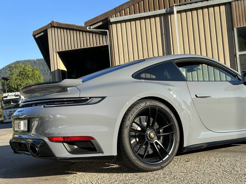 Porsche 911 gris clair PPF Xpel full